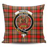 Clan MacGill Modern Tartan Crest Pillow Cover TB47 Clan MacGill Tartan Today