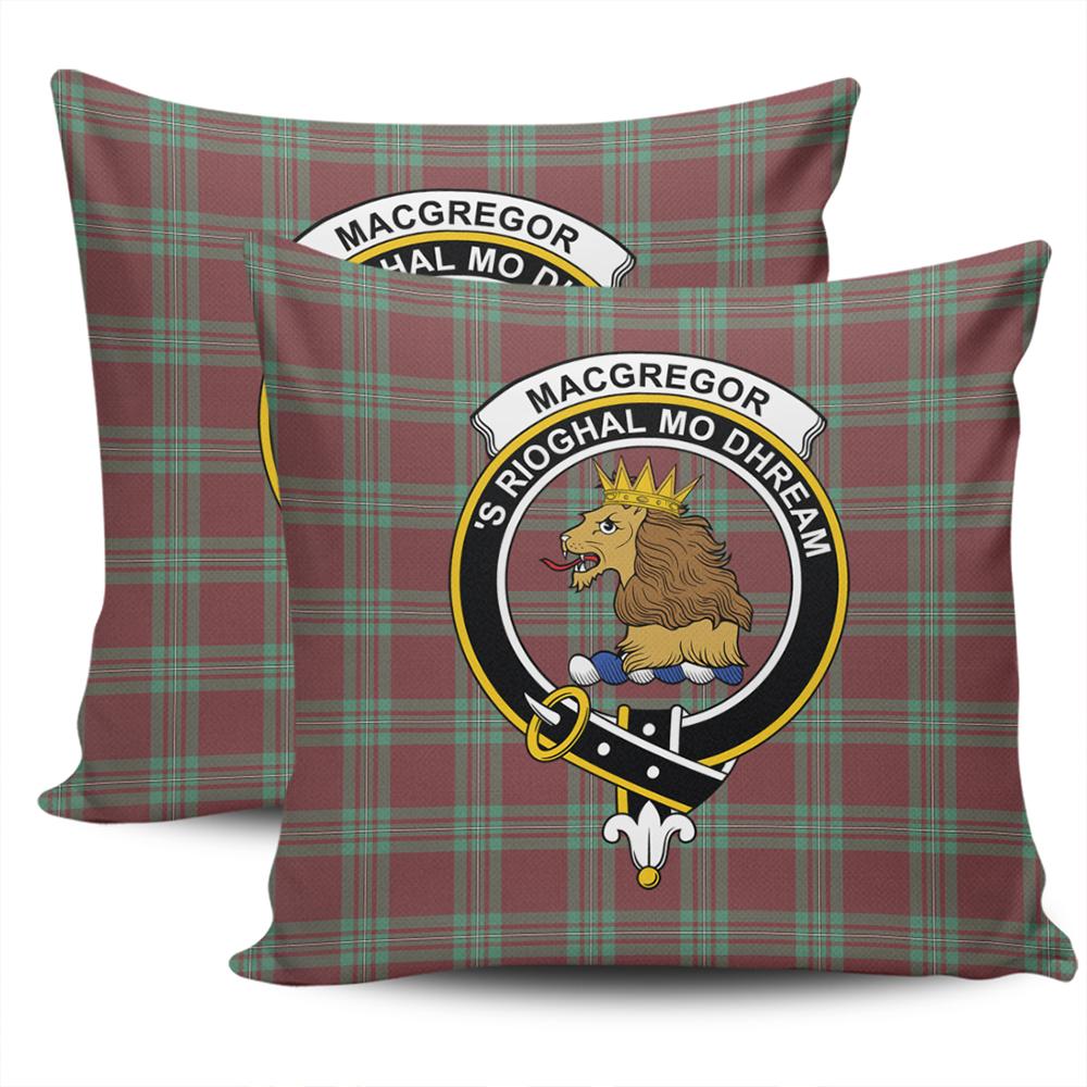 Clan MacGregor Hunting Ancient Tartan Crest Pillow Cover GO37 Clan MacGregor Tartan Today