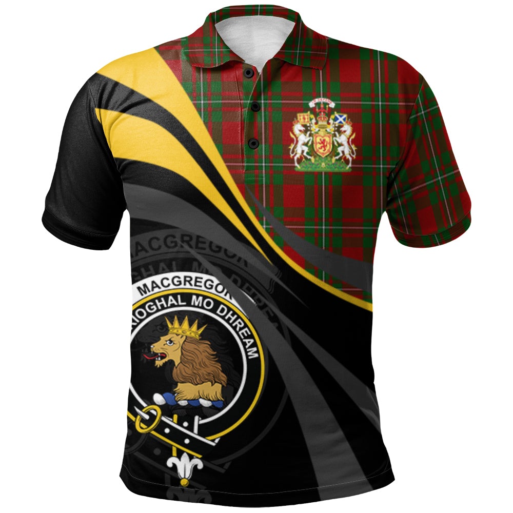 Clan MacGregor 01 Tartan Polo Shirt - Royal Coat Of Arms Style AK31 MacGregor 01 Tartan Tartan Polo