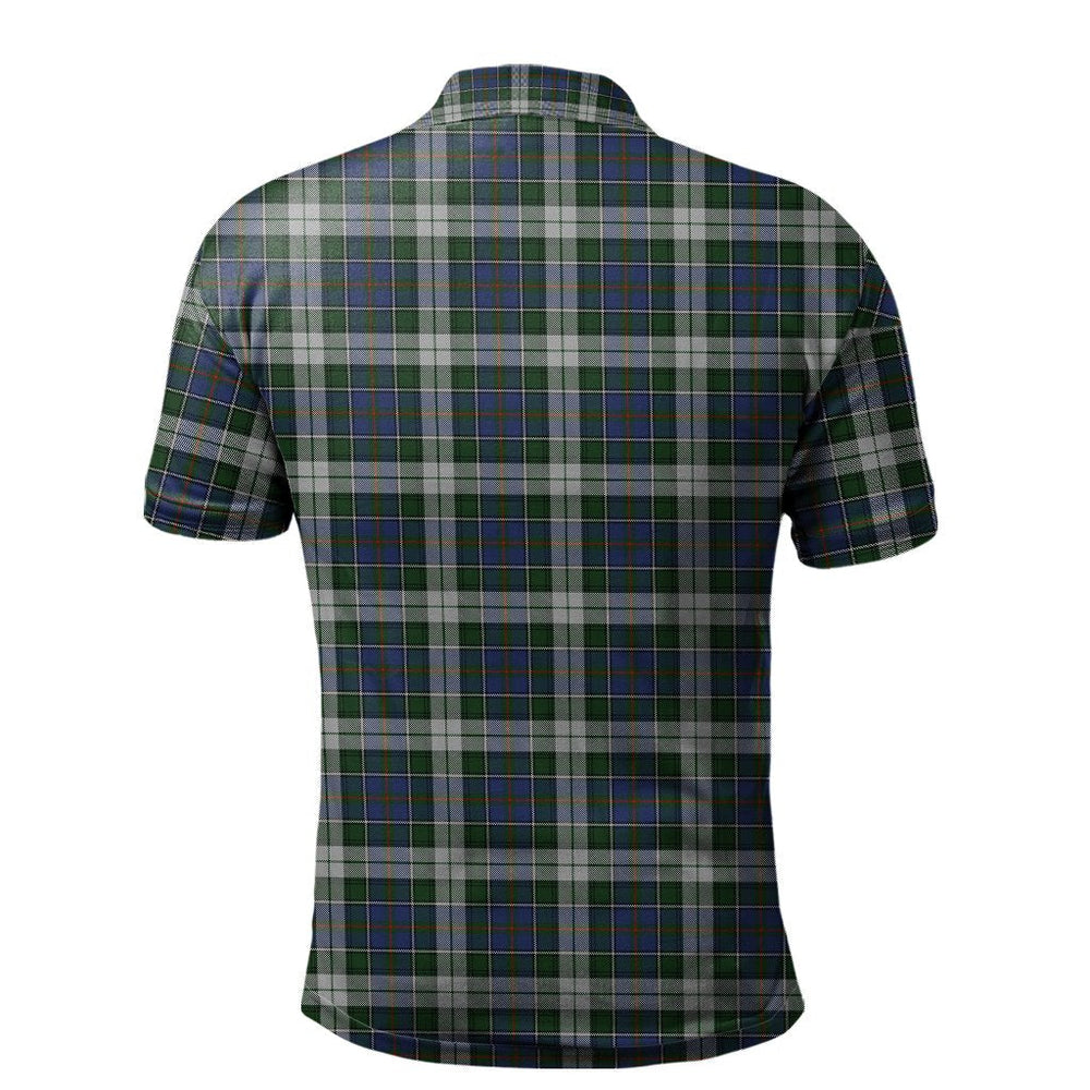 Clan MacInnes Dress Tartan Polo Shirt JR56 MacInnes Dress Tartan Tartan Polo