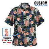 Clan MacInnes Modern Tartan Custom Face Hawaiian Shirt – Unisex Gift for Family Members, Summer Party VG15 MacInnes Modern Tartan Tartan Hawaii Shirt