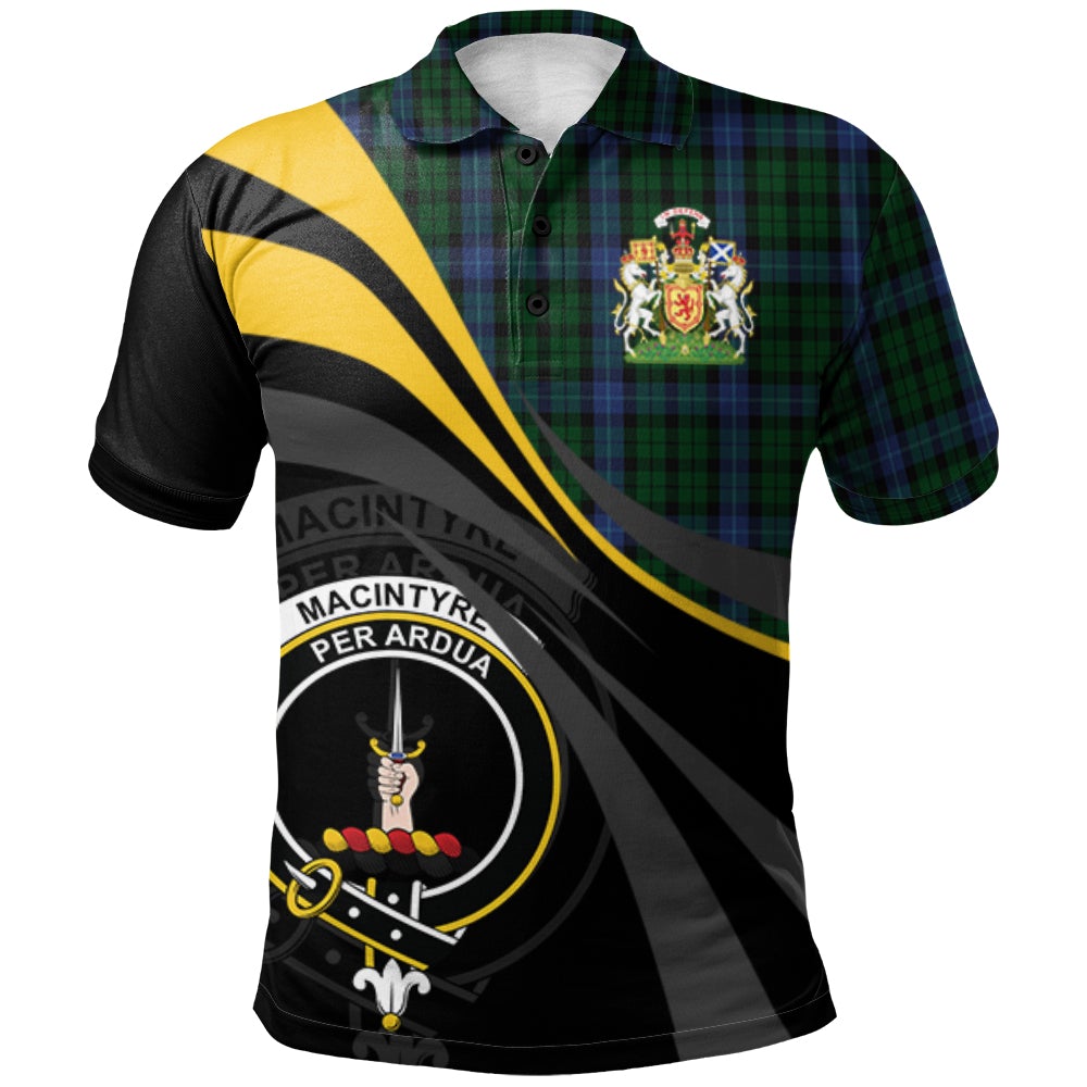 Clan MacIntyre 01 Tartan Polo Shirt - Royal Coat Of Arms Style SA43 MacIntyre 01 Tartan Tartan Polo