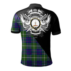 Clan MacIntyre Hunting Modern Clan - Military Polo Shirt LE55 MacIntyre Hunting Modern Tartan Tartan Polo