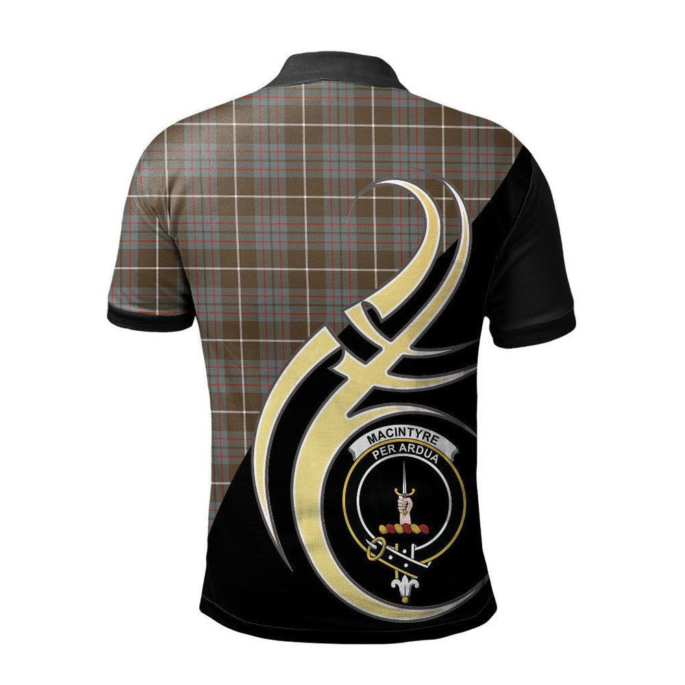 Clan MacIntyre Hunting Weathered Tartan Polo Shirt - Believe In Me Style WQ58 MacIntyre Hunting Weathered Tartan Tartan Polo