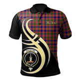 Clan MacIntyre Modern Tartan Polo Shirt - Believe In Me Style HW97 MacIntyre Modern Tartan Tartan Polo