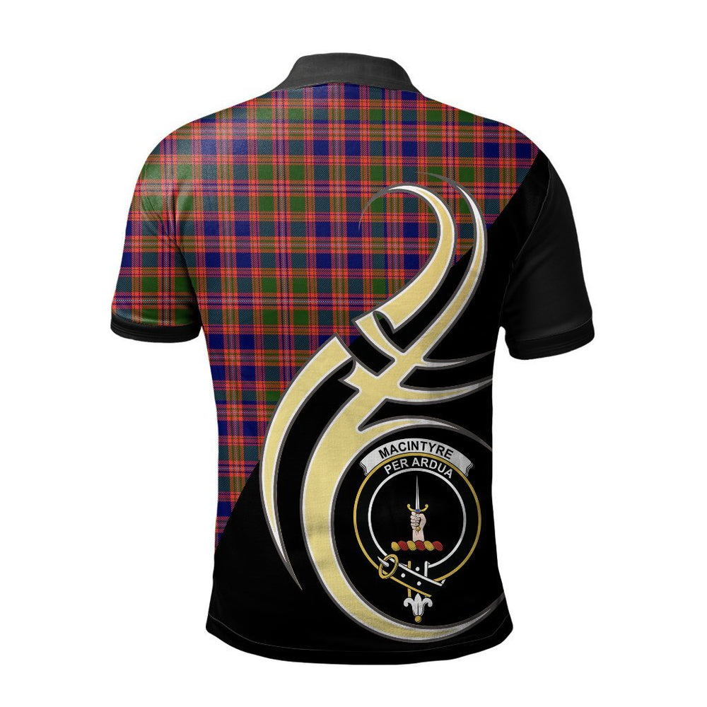 Clan MacIntyre Modern Tartan Polo Shirt - Believe In Me Style HW97 MacIntyre Modern Tartan Tartan Polo