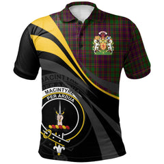 Clan MacIntyre And Glenorchy Tartan Polo Shirt - Royal Coat Of Arms Style XN92 MacIntyre And Glenorchy Tartan Tartan Polo