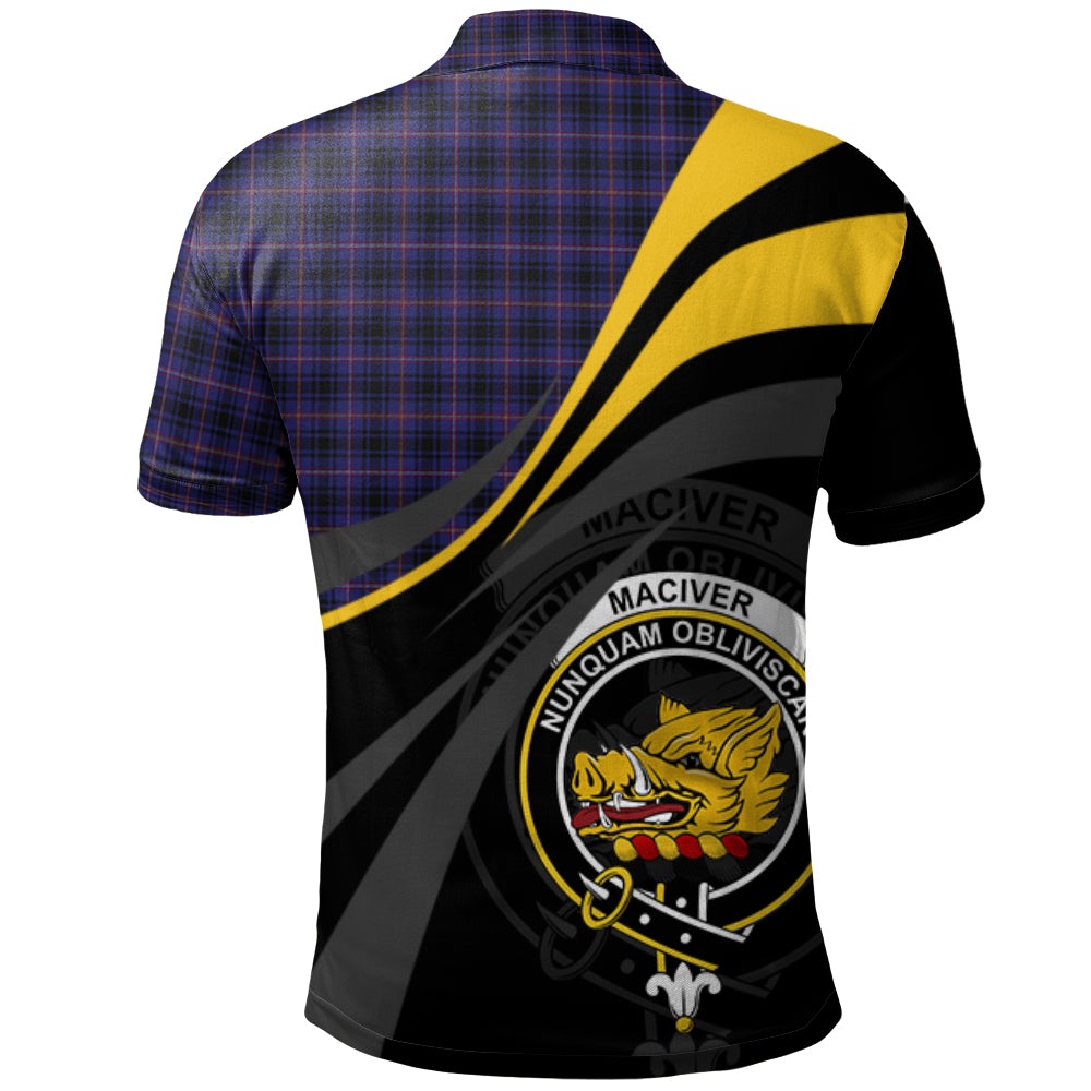 Clan MacIver of Strome Tartan Polo Shirt - Royal Coat Of Arms Style YV68 MacIver of Strome Tartan Tartan Polo