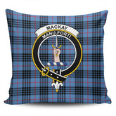 Clan MacKay Blue Tartan Crest Pillow Cover BQ35 Clan MacKay Tartan Today