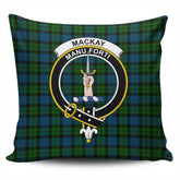Clan MacKay Modern Tartan Crest Pillow Cover FD55 Clan MacKay Tartan Today