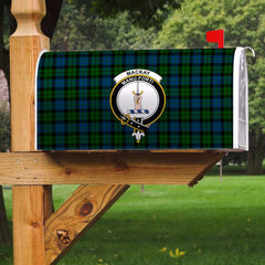Clan MacKay Modern Tartan Crest Mailbox FG62 Clan MacKay Tartan Today