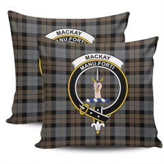 Clan MacKay Weathered Tartan Crest Pillow Cover XU30 Clan MacKay Tartan Today