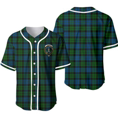 Clan MacKay Tartan Unisex Baseball Jersey QY52HI31 Clan MacKay Tartan Today