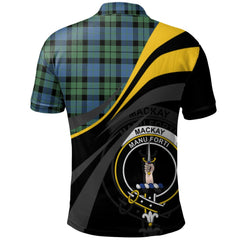 Clan MacKay Ancient Tartan Polo Shirt - Royal Coat Of Arms Style JF95 MacKay Ancient Tartan Tartan Polo