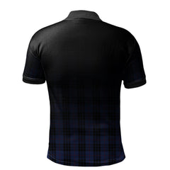 Clan MacKay Blue 02 Tartan Polo Shirt - Alba Celtic Style BB18 MacKay Blue 02 Tartan Tartan Polo
