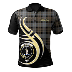 Clan MacKay Weathered Tartan Polo Shirt - Believe In Me Style BA13 MacKay Weathered Tartan Tartan Polo