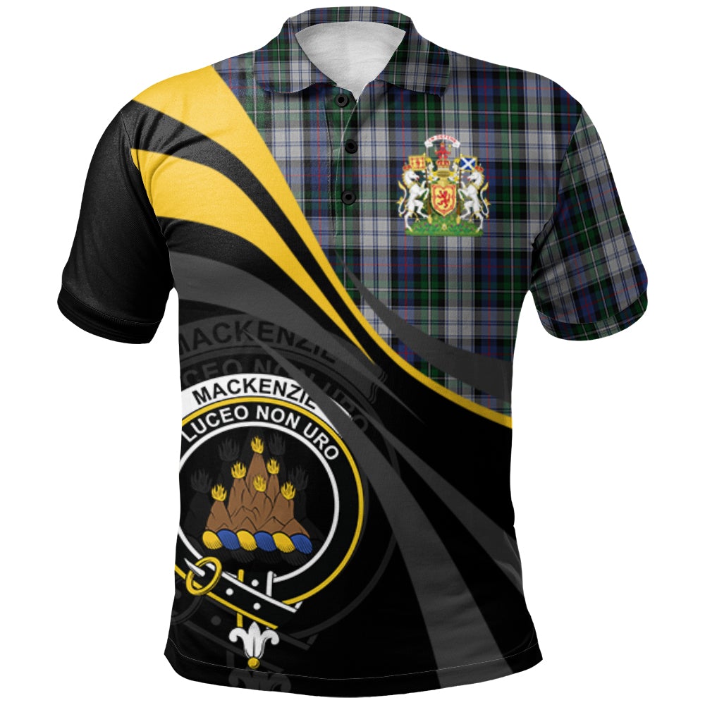 Clan MacKenzie Dress 04 Tartan Polo Shirt - Royal Coat Of Arms Style FT35 MacKenzie Dress 04 Tartan Tartan Polo