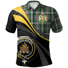 Clan MacKenzie Hastie Tartan Polo Shirt - Royal Coat Of Arms Style WE56 MacKenzie Hastie Tartan Tartan Polo