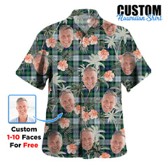 Clan MacKenzie Dress Ancient Tartan Custom Face Hawaiian Shirt – Unisex Gift for Family Members, Summer Party EG11 MacKenzie Dress Ancient Tartan Tartan Hawaii Shirt