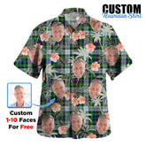 Clan MacKenzie Dress Modern Tartan Custom Face Hawaiian Shirt – Unisex Gift for Family Members, Summer Party GS92 MacKenzie Dress Modern Tartan Tartan Hawaii Shirt