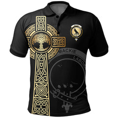 Clan MacKie Clan Unisex Polo Shirt - Celtic Tree Of Life YX81 MacKie Tartan Tartan Polo