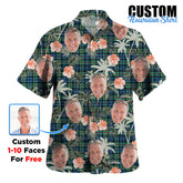Clan MacKinlay Ancient Tartan Custom Face Hawaiian Shirt – Unisex Gift for Family Members, Summer Party EX48 MacKinlay Ancient Tartan Tartan Hawaii Shirt