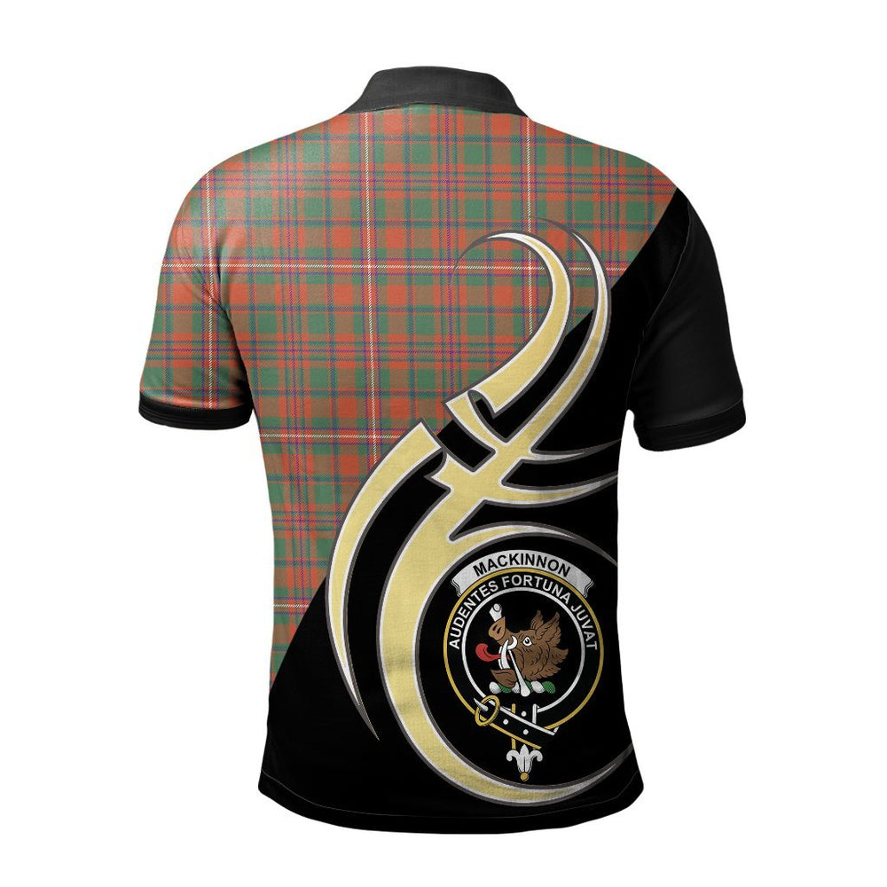 Clan MacKinnon Ancient Tartan Polo Shirt - Believe In Me Style RN60 MacKinnon Ancient Tartan Tartan Polo