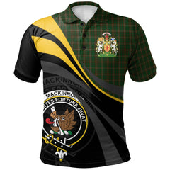 Clan MacKinnon Hunting 02 Tartan Polo Shirt - Royal Coat Of Arms Style IL94 MacKinnon Hunting 02 Tartan Tartan Polo