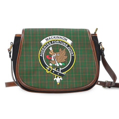 Clan MacKinnon Hunting Tartan Crest Saddle Handbags VK85 Clan MacKinnon Tartan Today