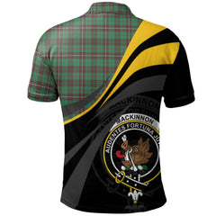 Clan MacKinnon Hunting Ancient Tartan Polo Shirt - Royal Coat Of Arms Style GB37 MacKinnon Hunting Ancient Tartan Tartan Polo