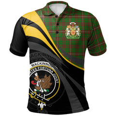 Clan MacKinnon Hunting Modern Tartan Polo Shirt - Royal Coat Of Arms Style OV87 MacKinnon Hunting Modern Tartan Tartan Polo