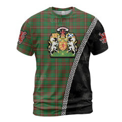 Personalized Clan MacKinnon Hunting Modern Tartan Shirt with Scotland Coat of Arms & Custom Name OY22