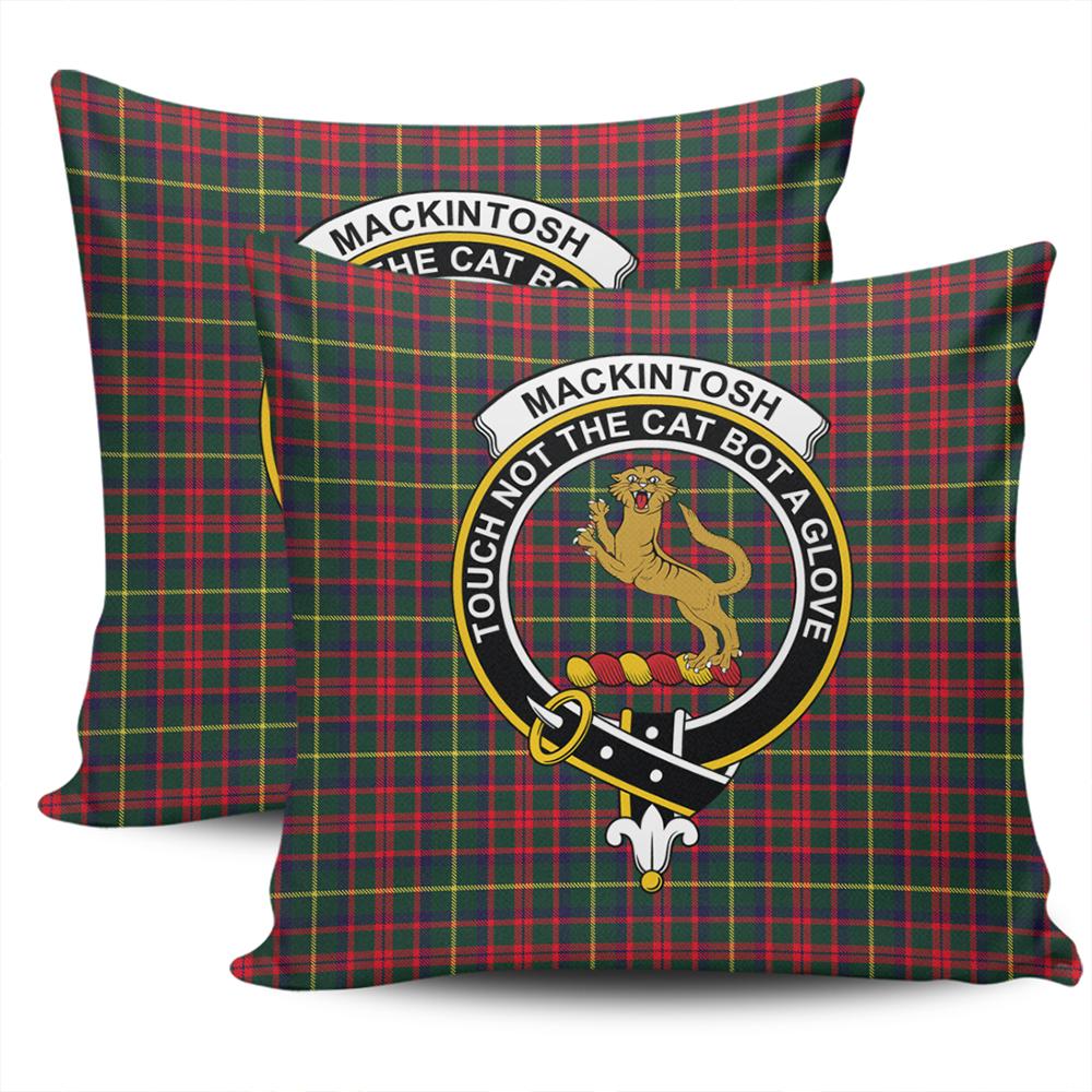 Clan MacKintosh Hunting Modern Tartan Crest Pillow Cover IK20 Clan MacKintosh / MacIntosh Tartan Today