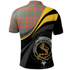 Clan MacKintosh Ancient Tartan Polo Shirt - Royal Coat Of Arms Style TR93 MacKintosh Ancient Tartan Tartan Polo