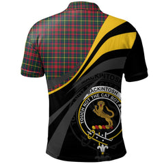 Clan MacKintosh Hunting Modern Tartan Polo Shirt - Royal Coat Of Arms Style AN42 MacKintosh Hunting Modern Tartan Tartan Polo