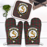 Clan MacKintosh Hunting Modern Tartan Crest Oven Mitt And Pot Holder (2 Oven Mitts + 1 Pot Holder) SE24 Clan MacKintosh / MacIntosh Tartan Today