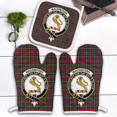 Clan MacKintosh Hunting Modern Tartan Crest Oven Mitt And Pot Holder (2 Oven Mitts + 1 Pot Holder) SE24 Clan MacKintosh / MacIntosh Tartan Today