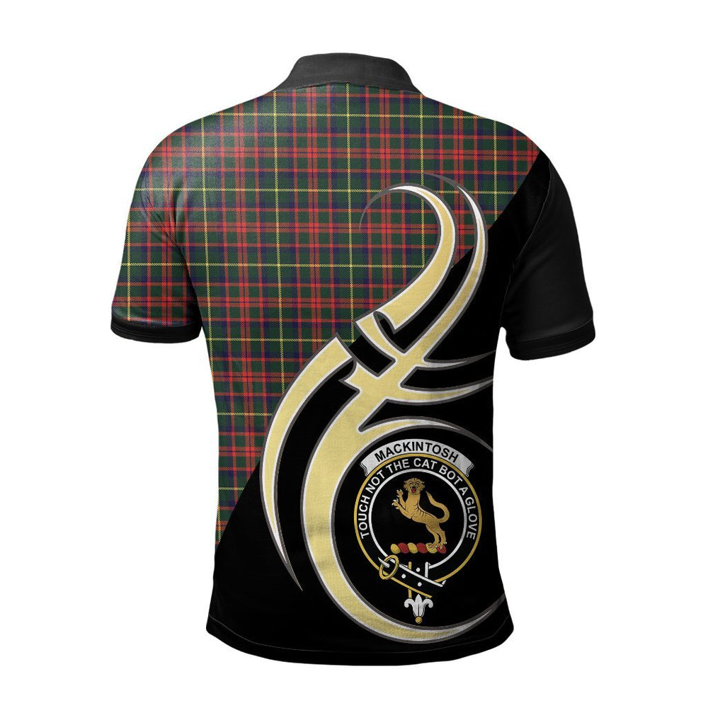 Clan MacKintosh Hunting Modern Tartan Polo Shirt - Believe In Me Style MY12 MacKintosh Hunting Modern Tartan Tartan Polo