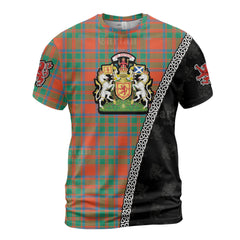 Personalized Clan MacKintosh Ancient Tartan Shirt with Scotland Coat of Arms & Custom Name GY23