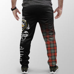 Clan MacLachlan Weathered Tartan Crest Jogger Sweatpants Alba Celtic Style SE47 Tartan Today