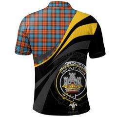 Clan MacLachlan Ancient Tartan Polo Shirt - Royal Coat Of Arms Style JZ87 MacLachlan Ancient Tartan Tartan Polo