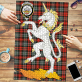 Clan MacLachlan Weathered Tartan Crest Unicorn Scotland Jigsaw Puzzles Gift For Family QX91 Clan Borthwick Tartan Today
