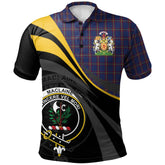 Clan MacLaine of Lochbuie Tartan Polo Shirt - Royal Coat Of Arms Style MV94 MacLaine of Lochbuie Tartan Tartan Polo