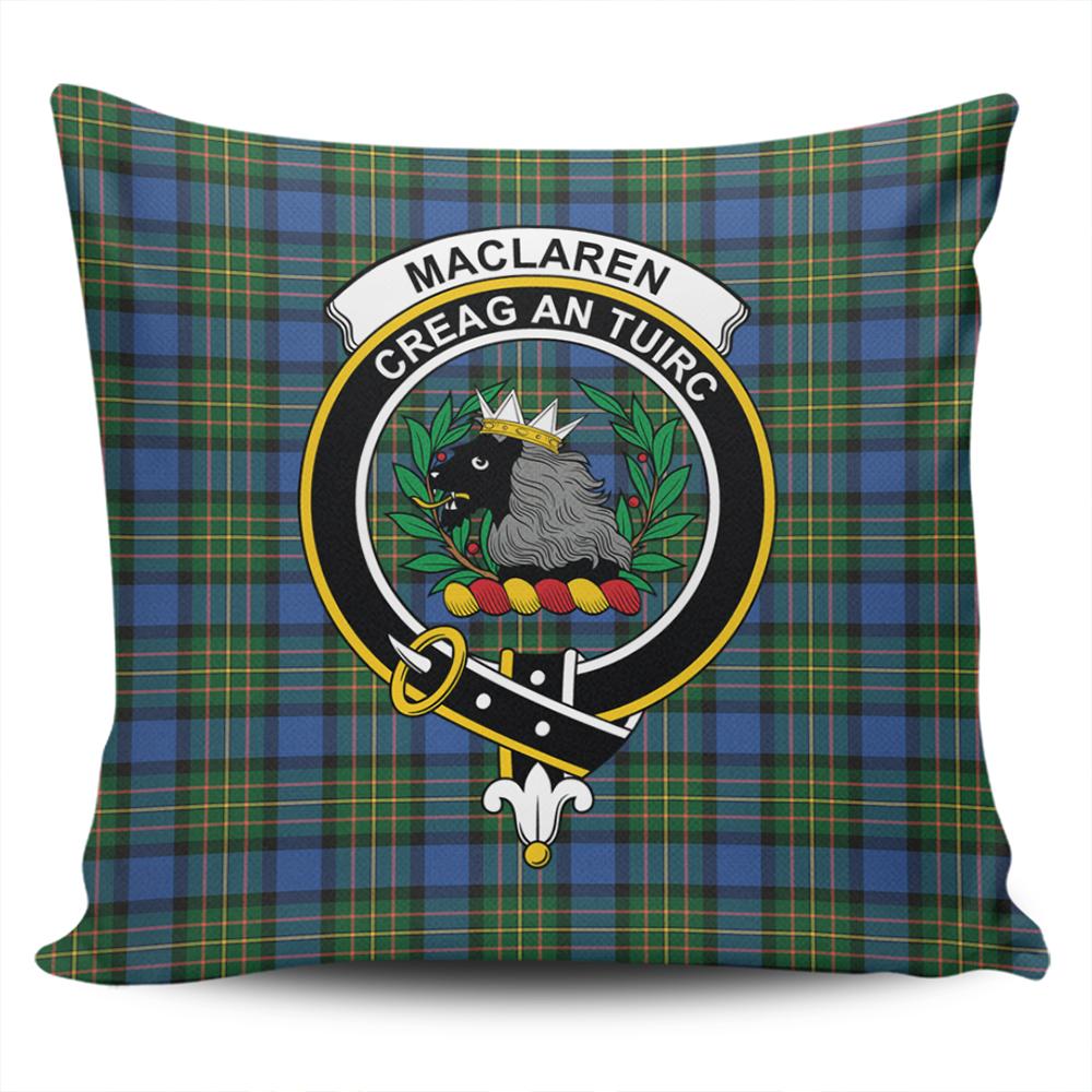 Clan MacLaren Ancient Tartan Crest Pillow Cover KZ47 Clan Borthwick Tartan Today