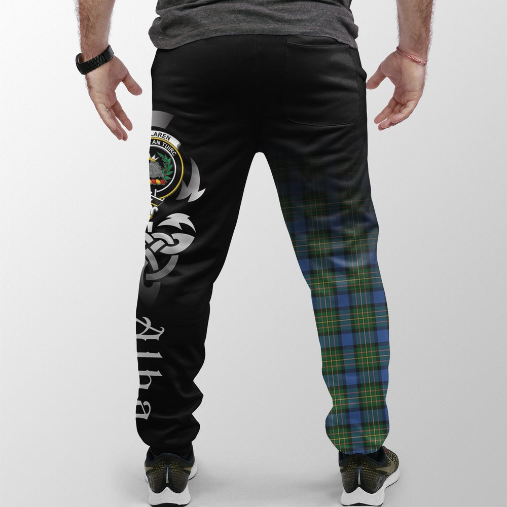 Clan MacLaren Ancient Tartan Crest Jogger Sweatpants Alba Celtic Style YT75 Tartan Today
