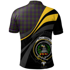 Clan MacLaren 02 Tartan Polo Shirt - Royal Coat Of Arms Style LL96 MacLaren 02 Tartan Tartan Polo