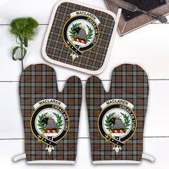 Clan MacLaren Weathered Tartan Crest Oven Mitt And Pot Holder (2 Oven Mitts + 1 Pot Holder) HU51 Clan Borthwick Tartan Today