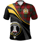 Clan MacLean Tartan Polo Shirt - Royal Coat Of Arms Style GI48 MacLean Tartan Tartan Polo