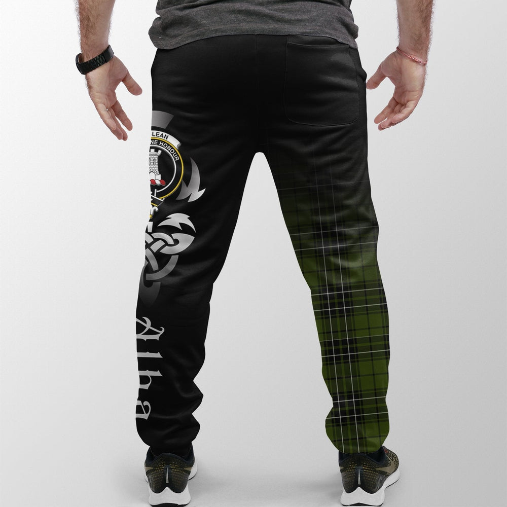 Clan MacLean Hunting Tartan Crest Jogger Sweatpants Alba Celtic Style EV92 Tartan Today