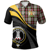 Clan MacLean Dress Tartan Polo Shirt - Royal Coat Of Arms Style AN73 MacLean Dress Tartan Tartan Polo